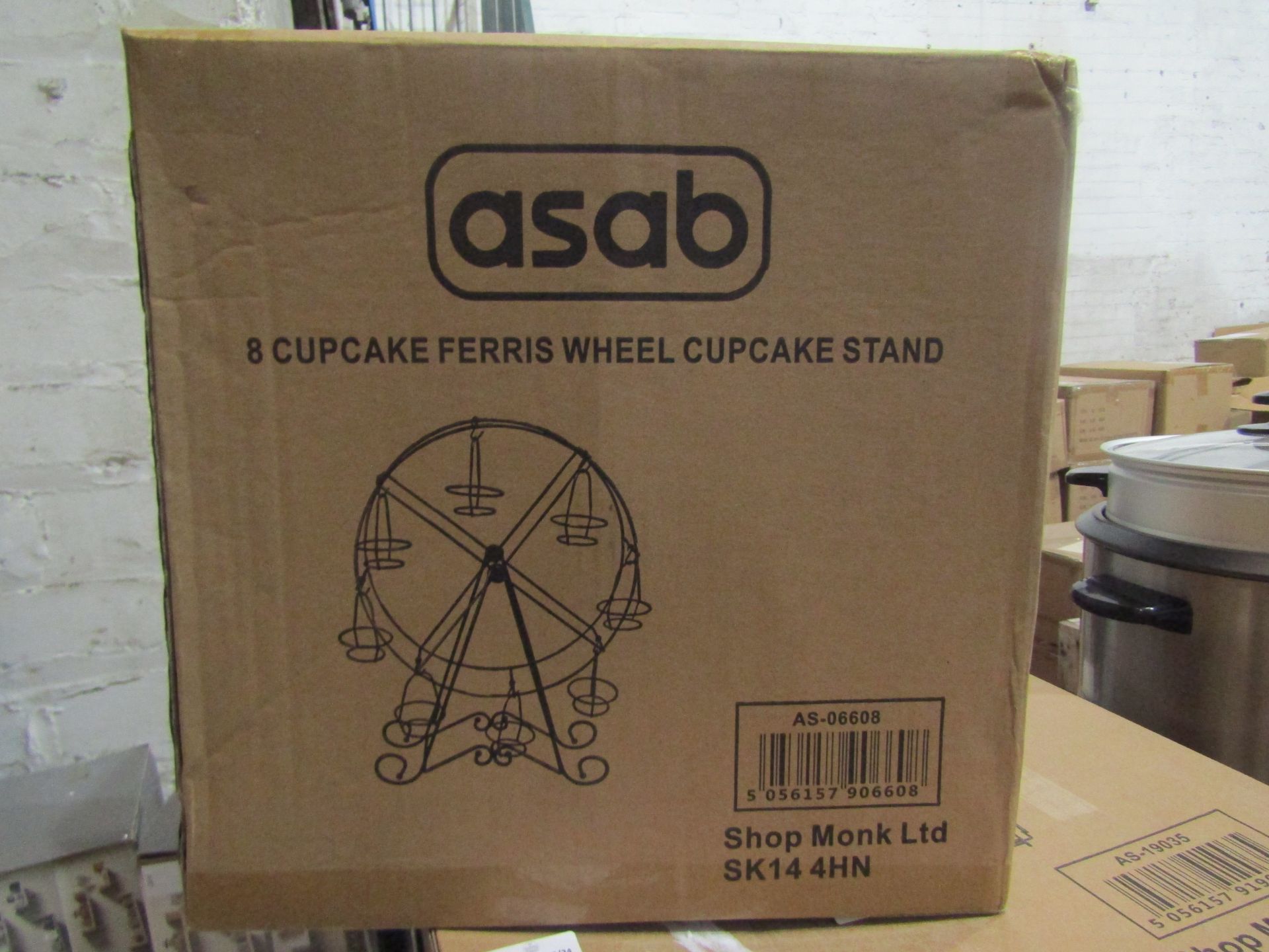 Asab 8 Cupcake Ferris Wheel Cupcake Stand Unchecked & Boxed