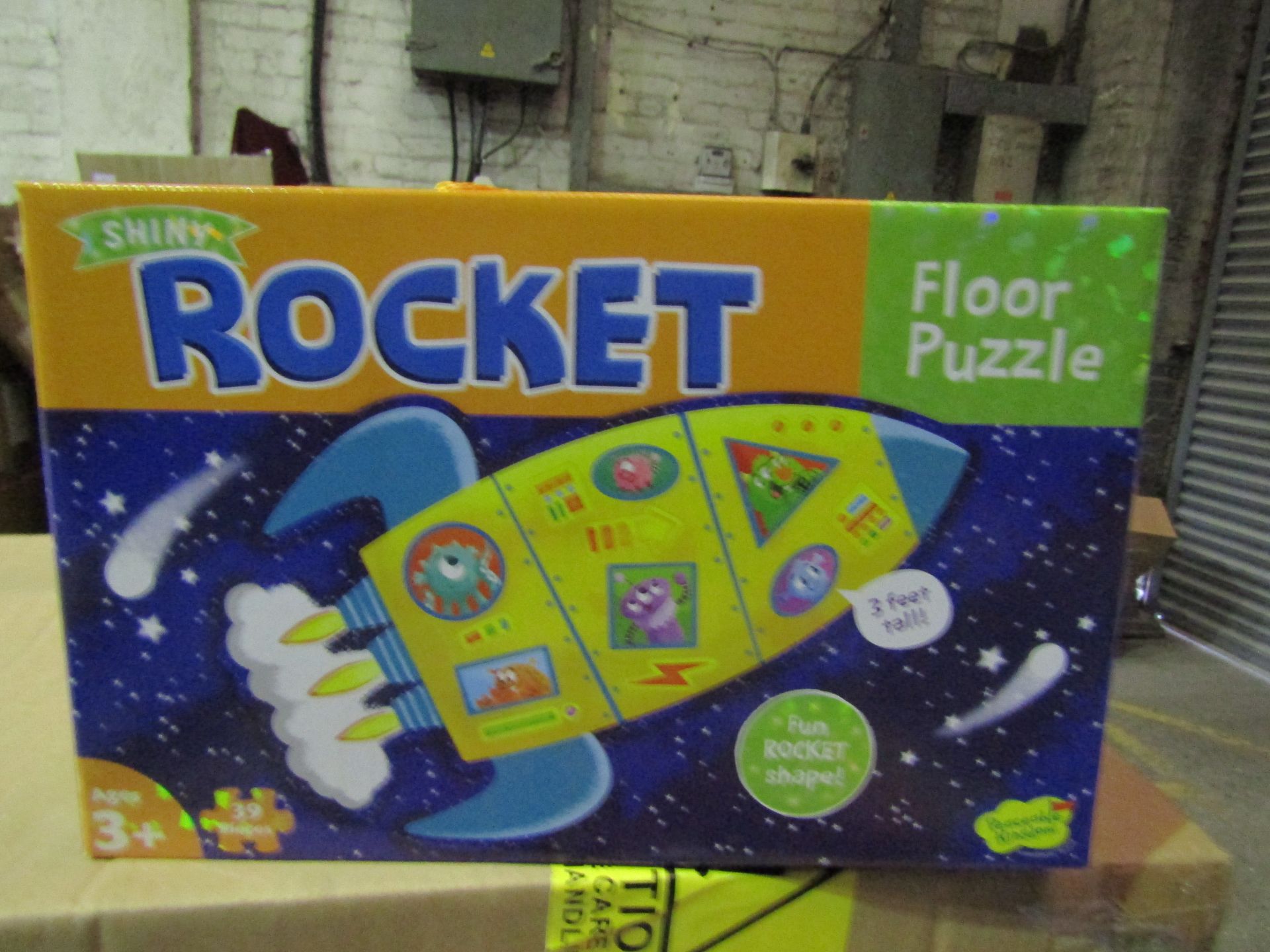 Shiny Rocket Floor Puzzle 3FT Tall New & Boxed