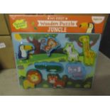 My First Wooden Puzzle Jungle New & Packaged