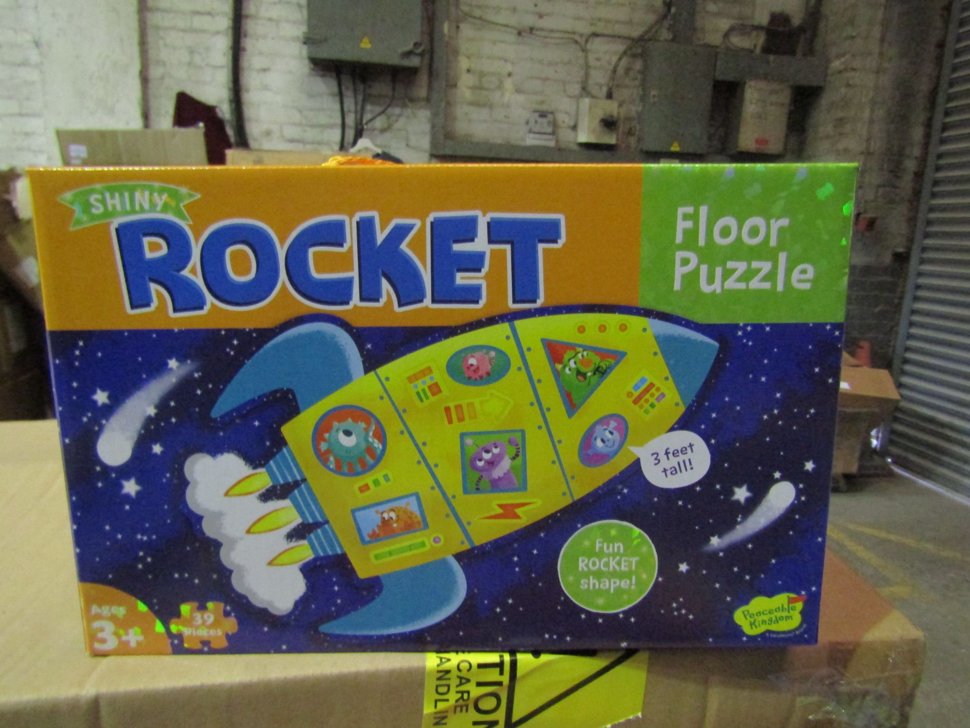 Shiny Rocket Floor Puzzle 3FT Tall New & Boxed