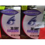 6 X Colorsport Mascara Eye Lash Dye Kits Dark Brown expiry 05/24 Unchecked & boxed