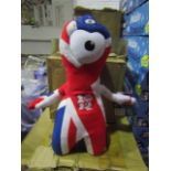 Approx 16 X Union Jack Soft Toys Approx 20 CM