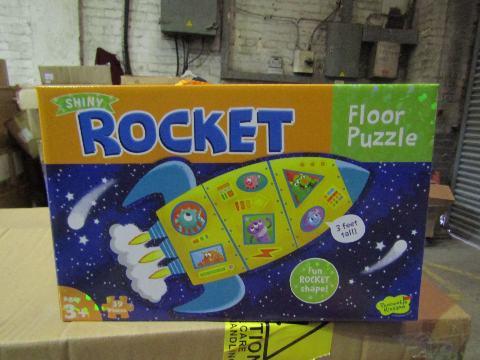 Shiny Rocket Floor Puzzle 3FT Tall New & Boxed