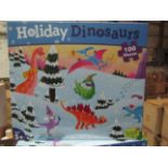 Holiday Dinosaurs 100 PC Puzzle New & Boxed