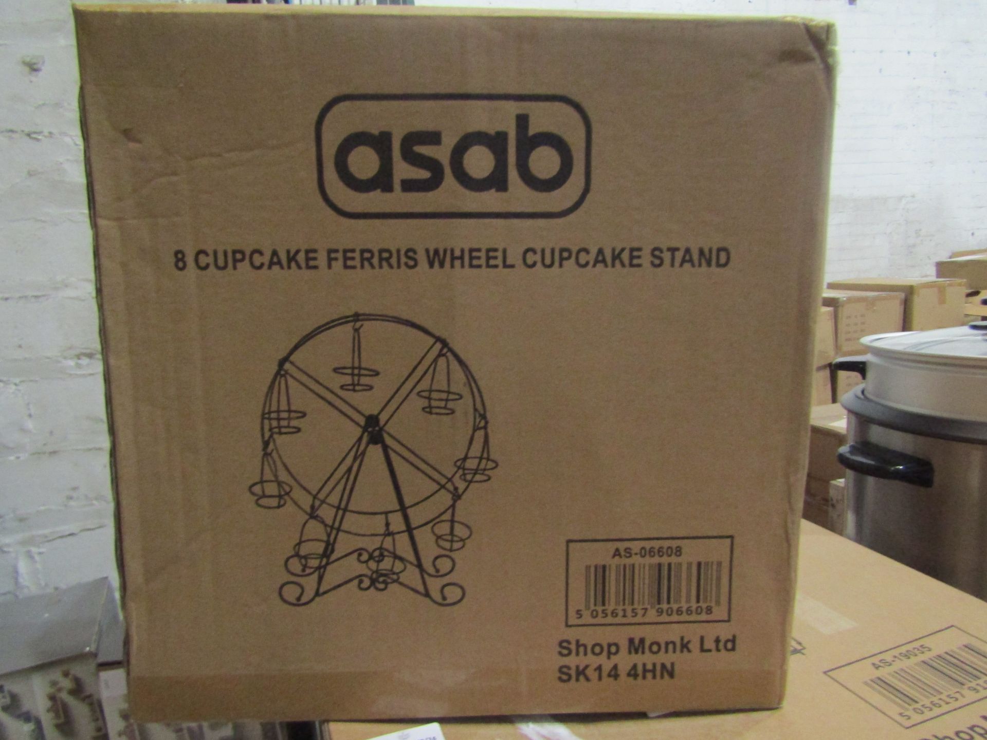Asab 8 Cupcake Ferris Wheel Cupcake Stand Unchecked & Boxed