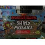 Dinosaur Escape Shiny Mosaics Built-in-Easel 6 Doubl Sided Background Cards & Over 300 Magnetic