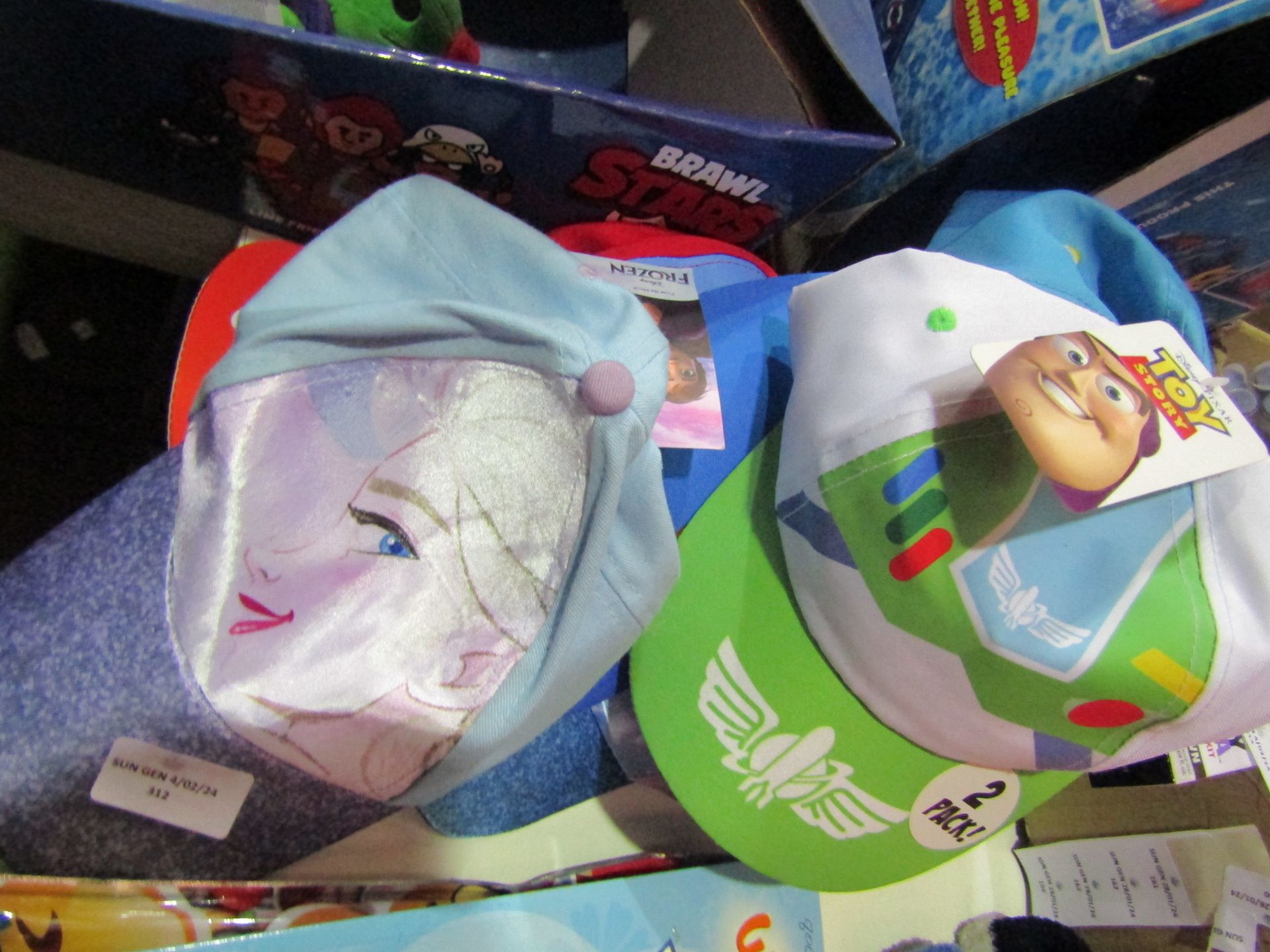 6 x Childrens Baseball Caps being 2 x Peppa Pig & 1 x Frozen all new