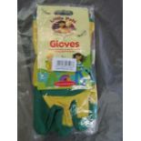 6 X Pairs of Little Pals Gloves Great For In The Garden or Just Playing New & Packaged