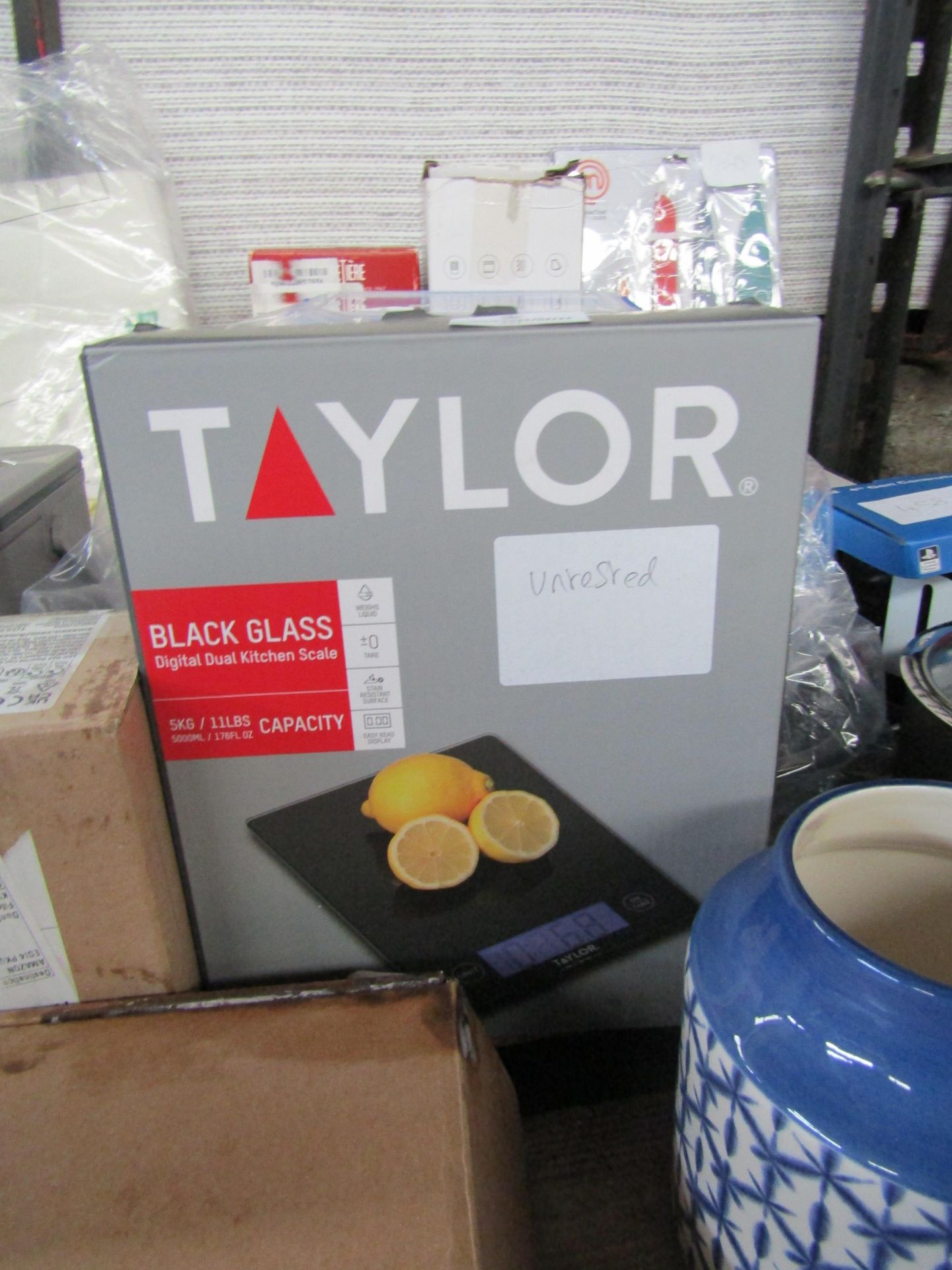 Taylor Digital Dual Kitchen Scale, 5kg Capacity - Untested & Boxed.