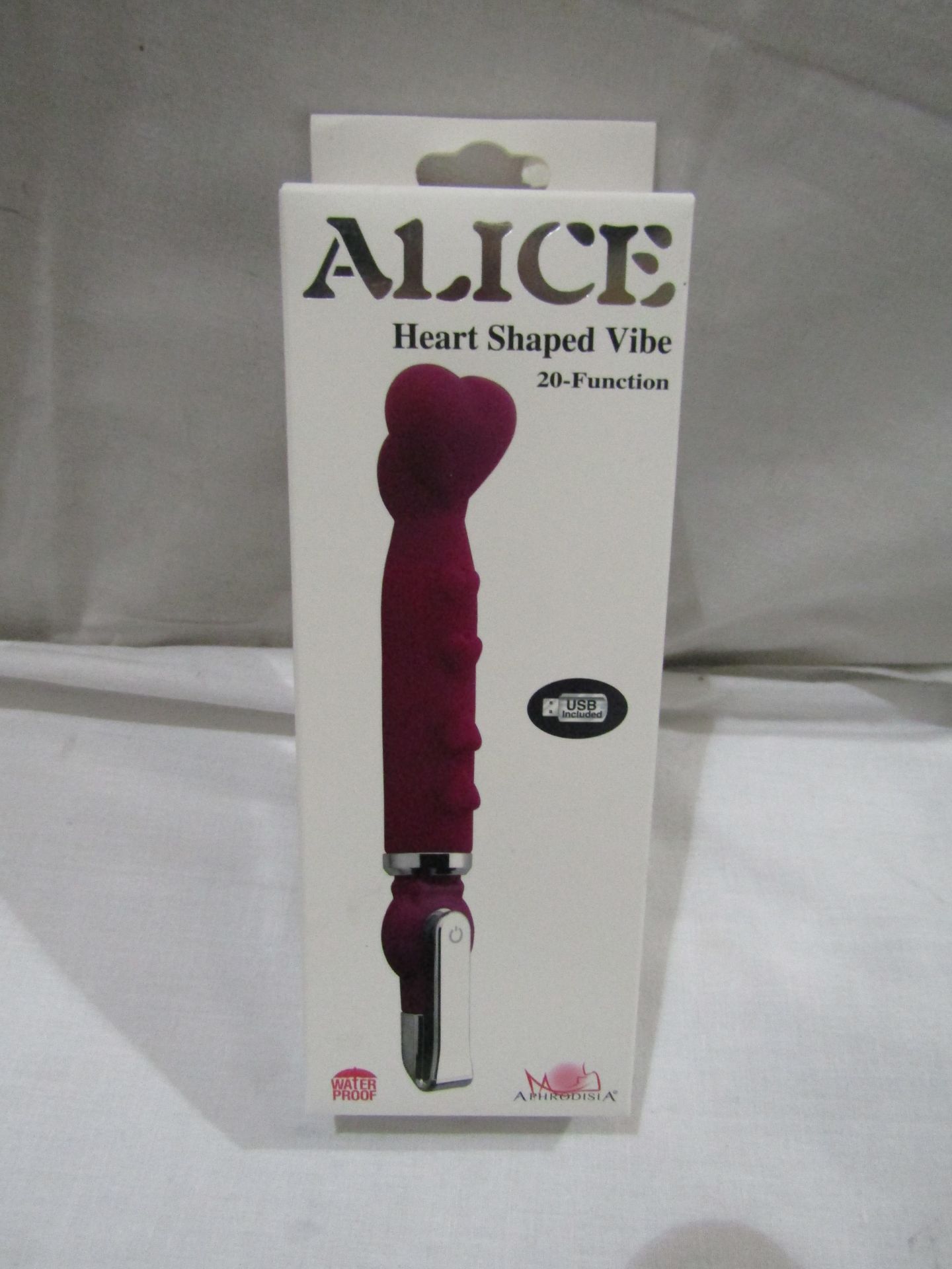 Alice Heart 20 function shaped vibe, new and boxed