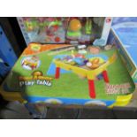 Sand & Water Play Table With Fun Wheels Water Activity - Unused Show Room Sample.