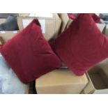 Pair of Currant Scatter Cushions - Vegan Fabric RRP 69