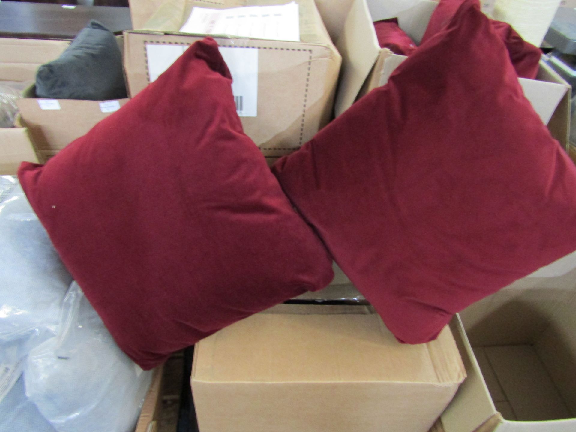 Pair of Currant Scatter Cushions - Vegan Fabric RRP 69