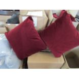 Pair of Currant Scatter Cushions - Vegan Fabric RRP 69