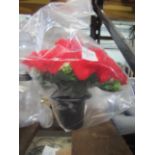 Artificial Potted Roses - Unused & Packaged.