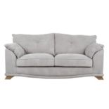 Sammy 3 Seater Sofa Aero Silver Mid Oak Foam Seats RRP 749About the Product(s)Sammy 3 Seater
