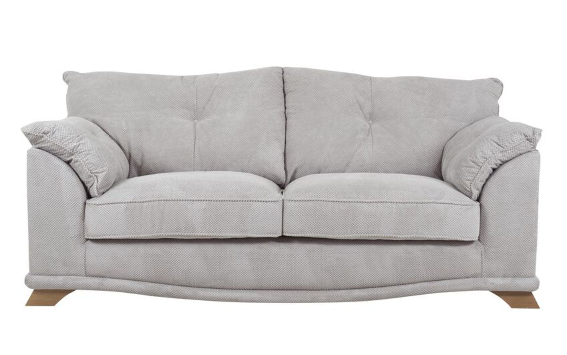 Sammy 3 Seater Sofa Aero Silver Mid Oak Foam Seats RRP 749About the Product(s)Sammy 3 Seater