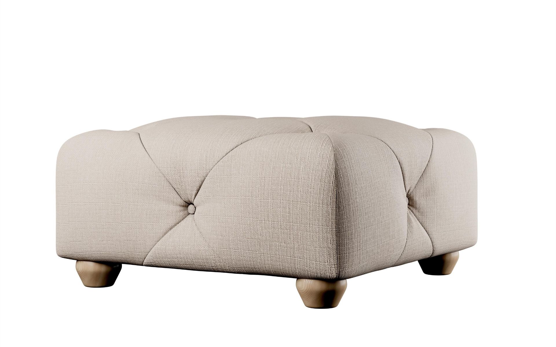 SCS Abbey Buttoned Footstool Cotswald Oyster Oak Wood RRP 459About the Product(s)Abbey Buttoned