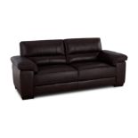 Oak Furnitureland Turin 3 Seater Sofa in Two Tone Brown Leather RRP 999.99About the Product(s)Our