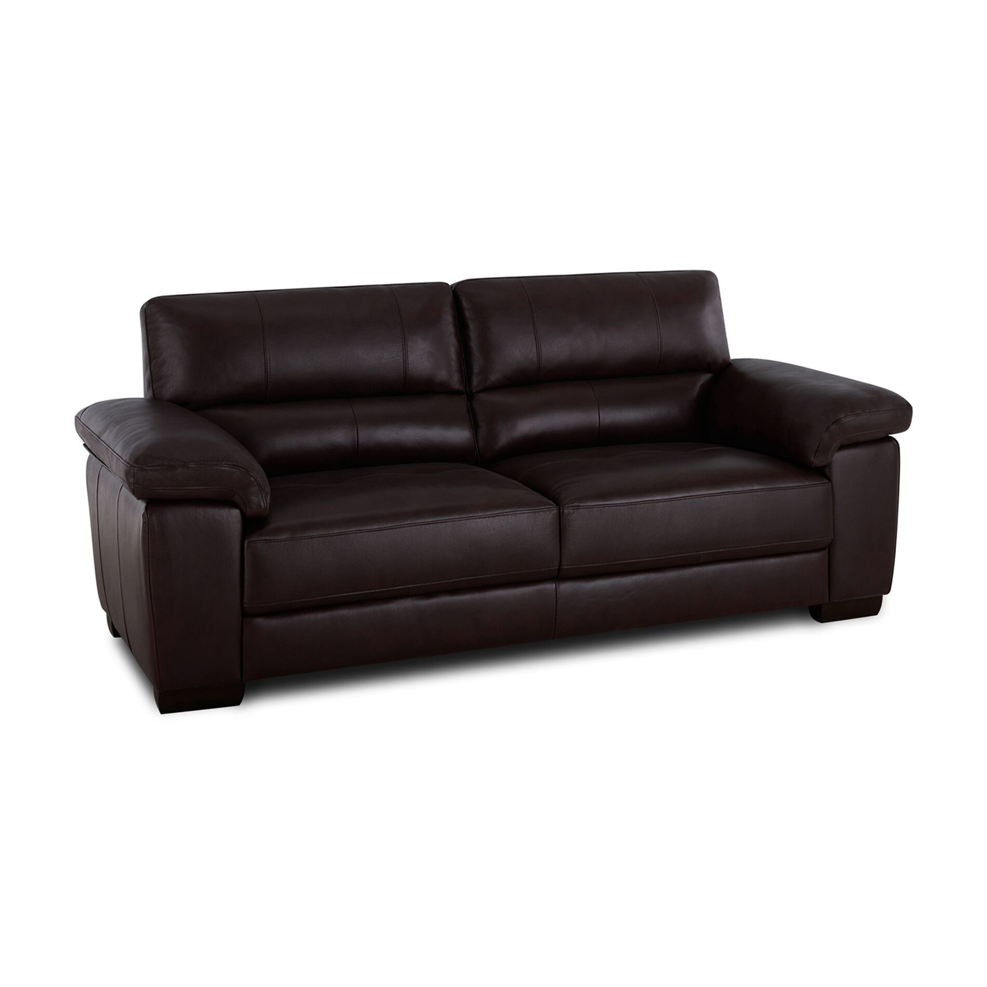 Oak Furnitureland Turin 3 Seater Sofa in Two Tone Brown Leather RRP 999.99About the Product(s)Our