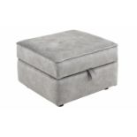 ScS LLB Sovereign Storage Footstool Silver Dapple All Over Black Glides RRP 250About the Product(s)