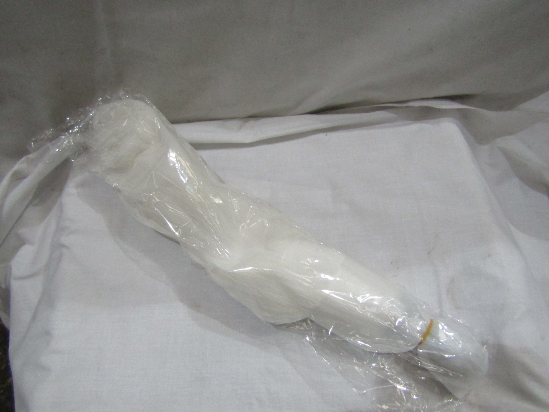 White Tail Butt Plug Toy - New.