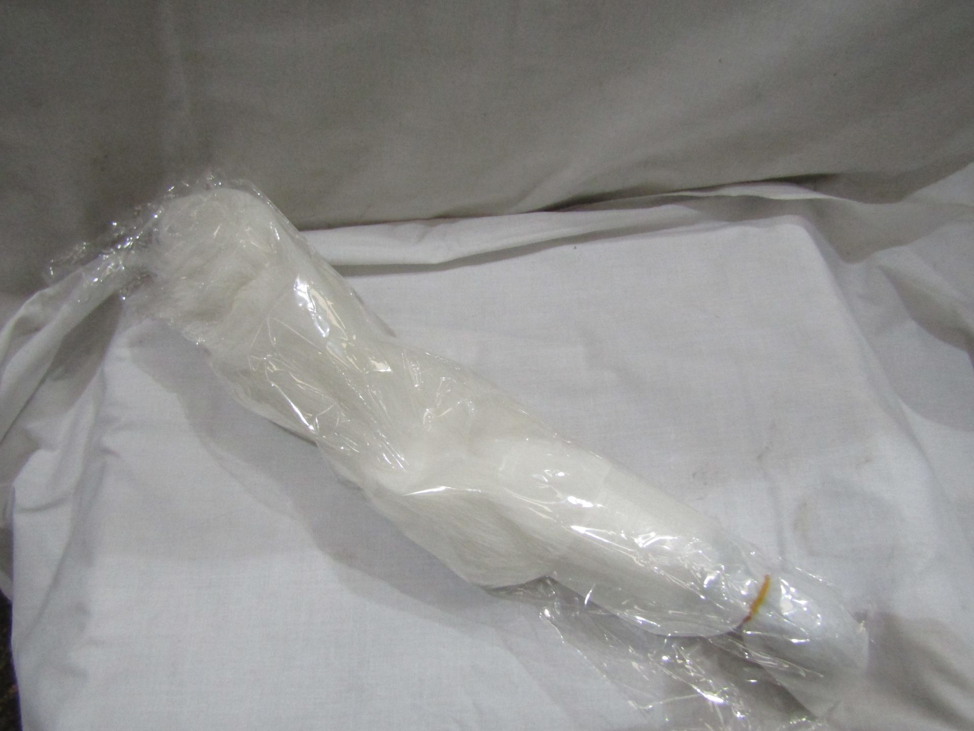 White Tail Butt Plug Toy - New.