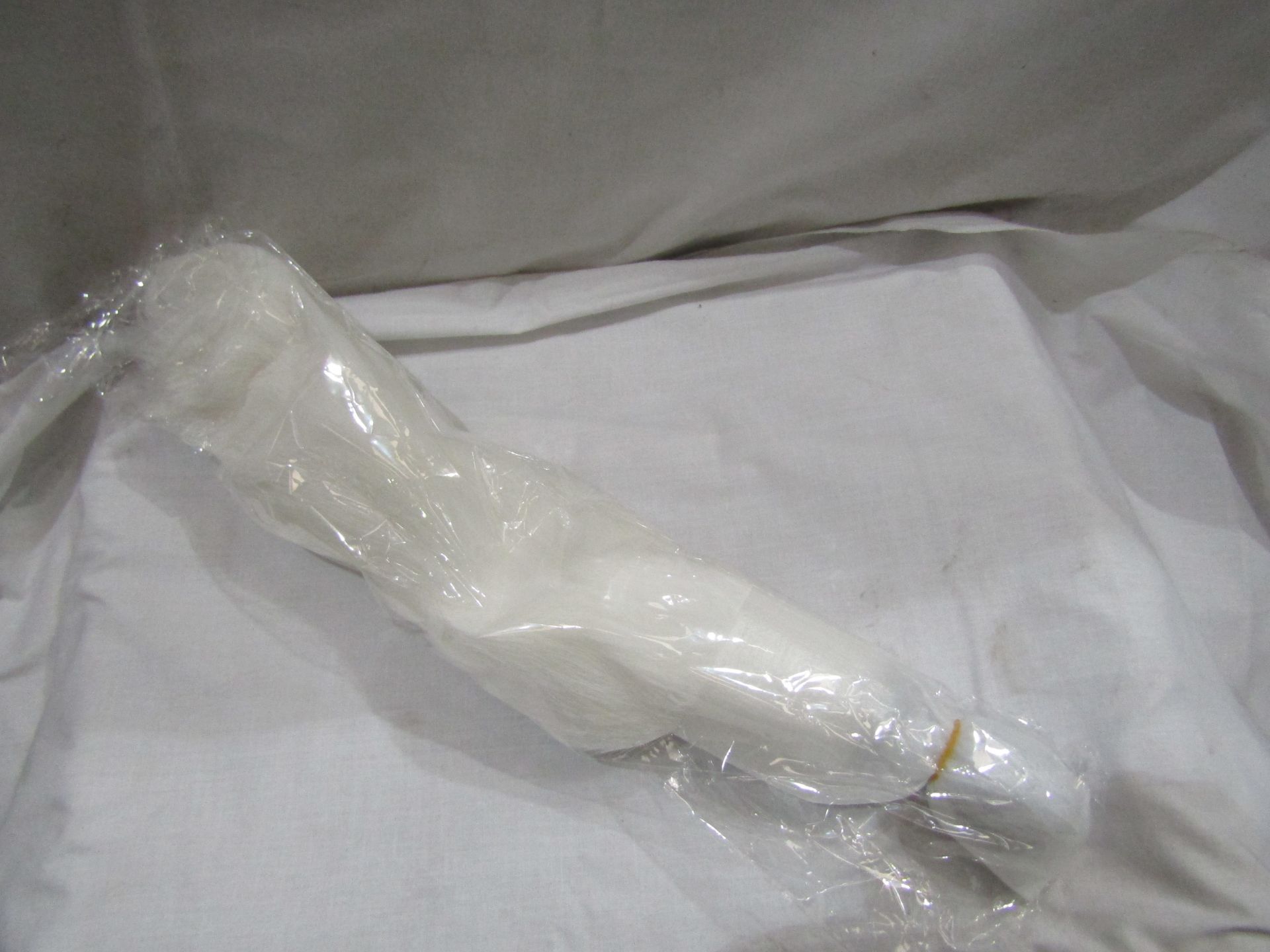 White Tail Butt Plug Toy - New.