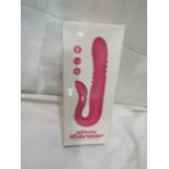 Silicone Vibration Toy With Unrelenting Citoral & G-Spot Vibrations - New.