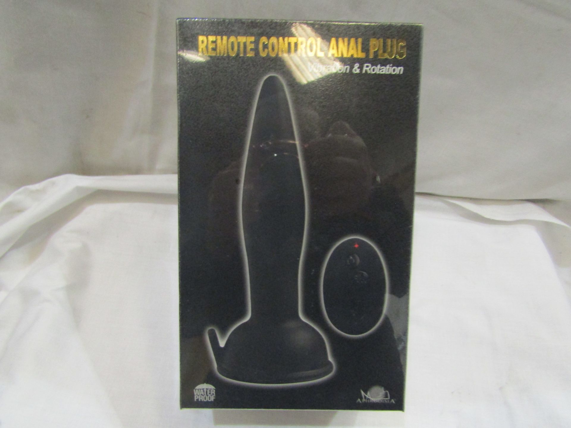 Aphrodisia - Remote Control Anal Vibration & Rotation Plug Toy - New.