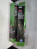 2x Asab 3 Pack 60 Led Solar Branch Lights, Unchecked & Boxed.