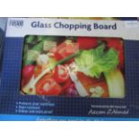 Fusion Food Care Glass Chopping Board See Image For Design New & Packaged