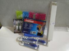 6x Items Being, 1x Non nStick Rolling Pin, 3x Security Marker Pens, Eaziclean, 1x Pack Of 24