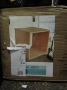 Asab Cube Box, Beech, Unchecked & Boxed.