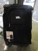 Asab Travel Trolly, Purple & Black, New With Tags