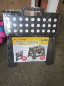 My DIY Small Black Folding Step Stool With Anti Slip Pads Size 32X25X22CM New & Packaged