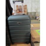 Asab 4 Wheel Cabin Hard Case, Dark Green, New With Tags