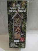 Asab Deluxe 3 Story Insect Hotel, Unchecked & Boxed