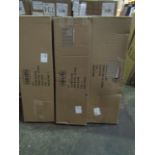 3x Asab Folding Bar Stools, 2x Silver 1x Black, Unchecked & Boxed.