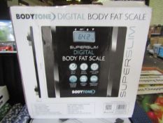 Body Tone Super Slim Digital Body Fat Scale Unchecked & Boxed (See Image)
