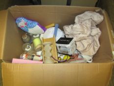 1 X Box Of Various Ornaments , Crockery, Cups ,Glasses & Other Random Bits (See Image)