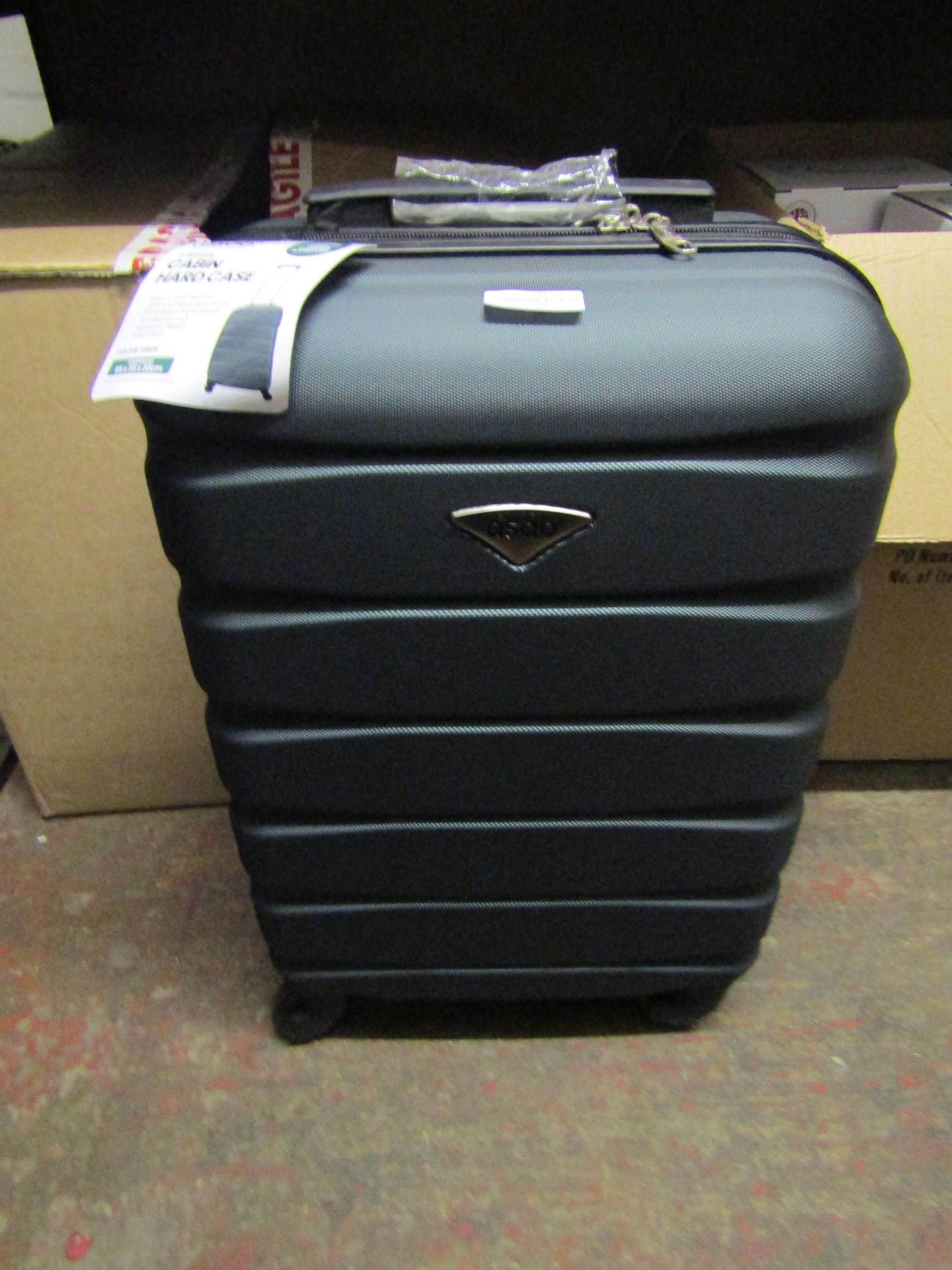 Asab 4 Wheel Cabin Hard Case, Looks New & Boxed.