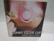 Dummy Filter Cup Snappy Fun Features Unchecked & Boxed