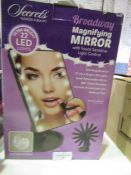 Broadway Magnifying Mirror, Unchecked & Boxed.