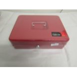 12 " Cash Tin Red new