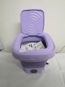 Portable Foldable Small Washing Machine ( Needs Power Supply )Looks Unused