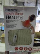 Medital Luxury Electric Heat Pad Unchecked & Boxed