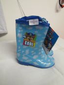 Paw Patrol Kids Wellingtons Size 30 New