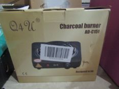 Q4 U Charcoal Burner Unchecked & Boxed (See Image)
