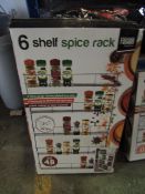 Fusion 6 tier spice rack, boxed and unchecked